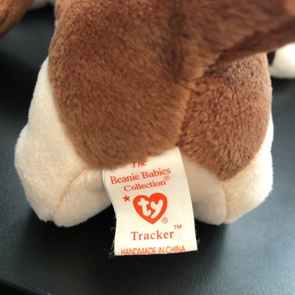Ty Beanie Babies Dog Bundle "Bruno" Bull Terrier "Tracker" Basset Hound RETIRED - Picture 10 of 11